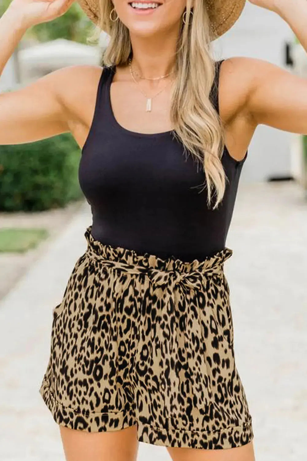 Animal Print Casual Shorts  Style Ratio