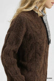 Umgee Cable Knit Cozy Sweater  Style Ratio