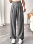Wide Leg Pleated Pants  Style Ratio