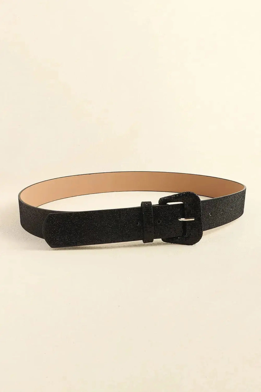 Glitter PU Leather Belt  Style Ratio