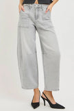 RISEN Slouchy Cropped Barrel Jeans  Style Ratio