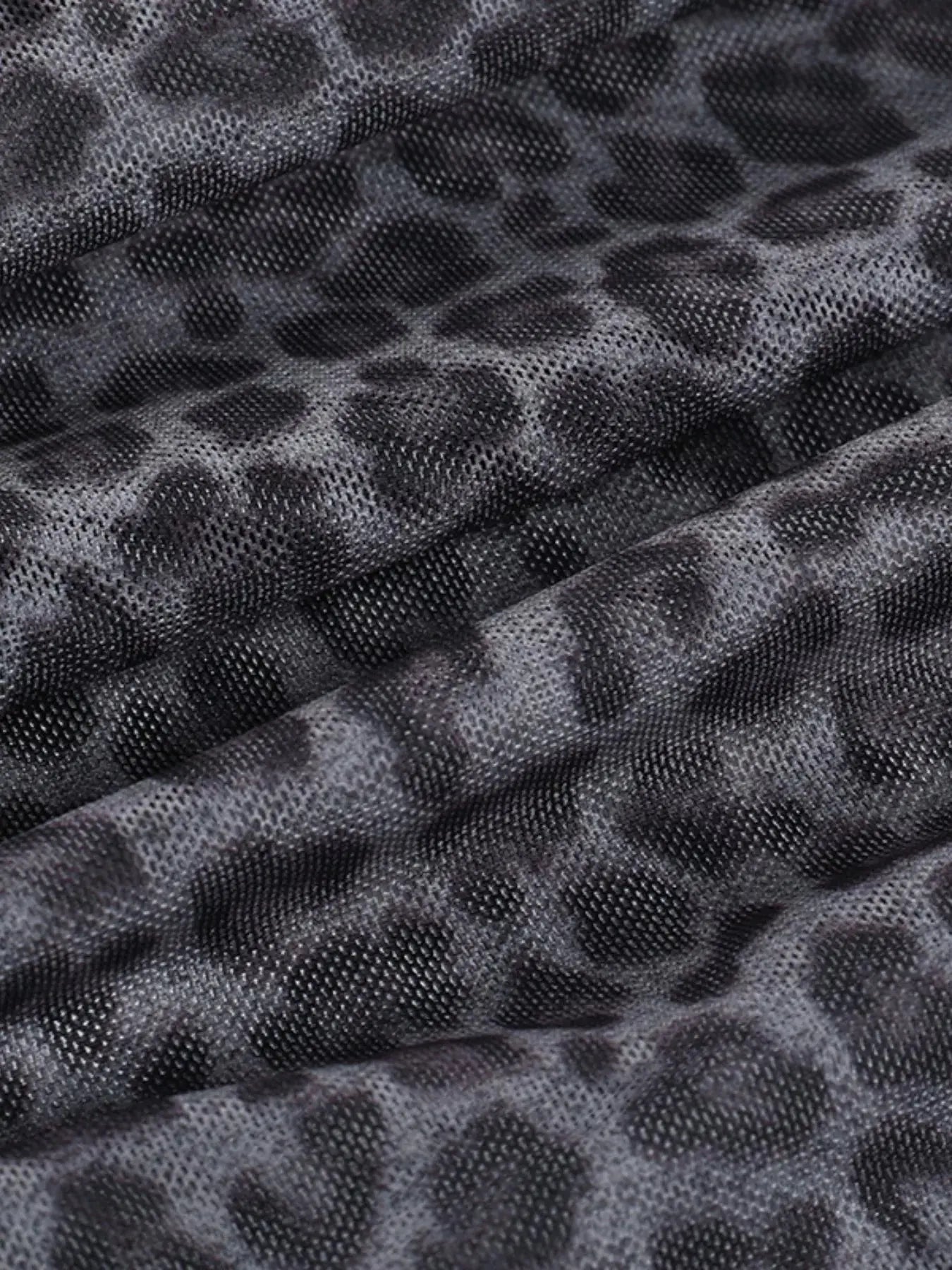 Sheer Leopard Print Cami  Style Ratio