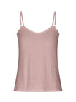 Eyelet Lace Detail V-Neck Cami  Style Ratio