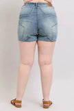 Judy Blue High Waist Star Seam Detail Denim Shorts  Style Ratio
