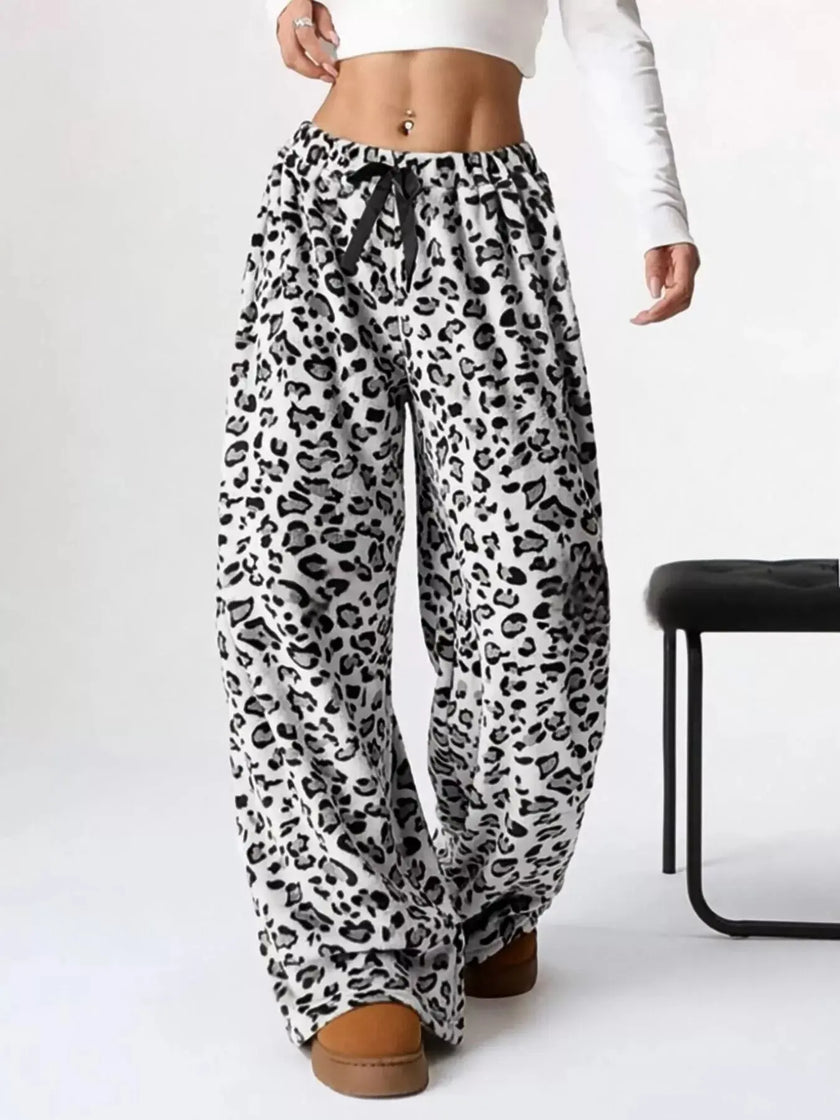 Drawstring Wide Leg Pants  Style Ratio