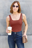 Basic Bae Full Size Square Neck Wide Strap Tank  Style Ratio