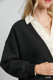 Umgee Button-Up Jacquard Cardigan  Style Ratio
