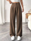 Wide Leg Pleated Pants  Style Ratio