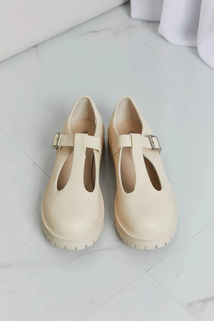 Forever Link Faux Leather Platform Mary Janes  Style Ratio