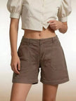 Pocketed Denim Shorts  Style Ratio
