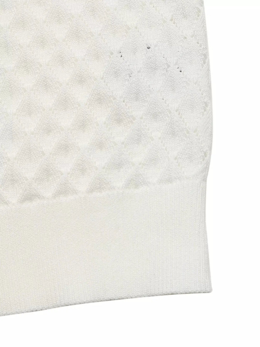 Textured Short Sleeve Knit Top  Style Ratio