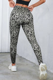 Leopard Print Wide Waistband Leggings  Style Ratio