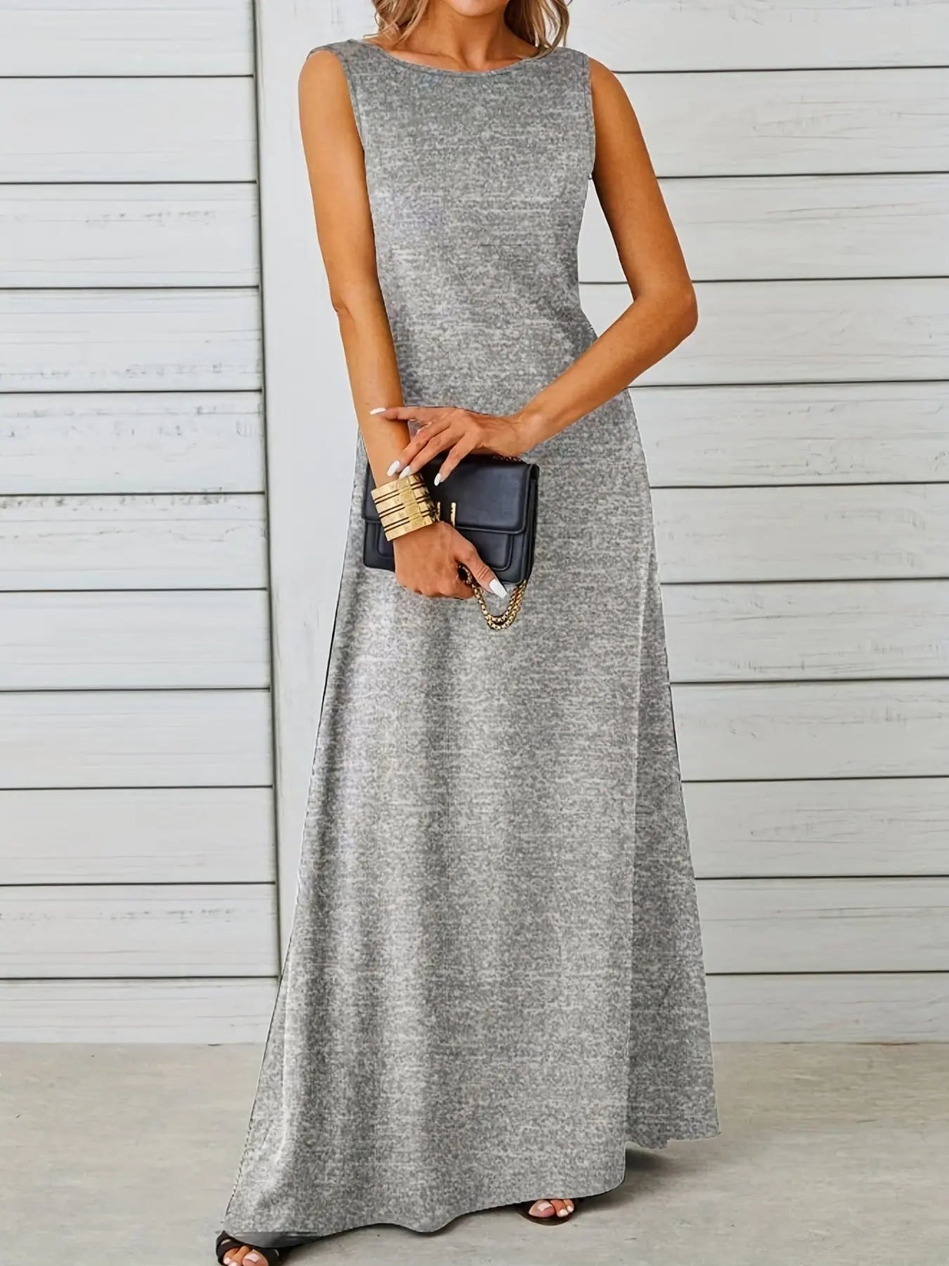 Sleeveless Flowy Maxi Dress  Style Ratio
