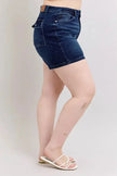 Judy Blue High Waist Back Flap Pocket Denim Shorts  Style Ratio