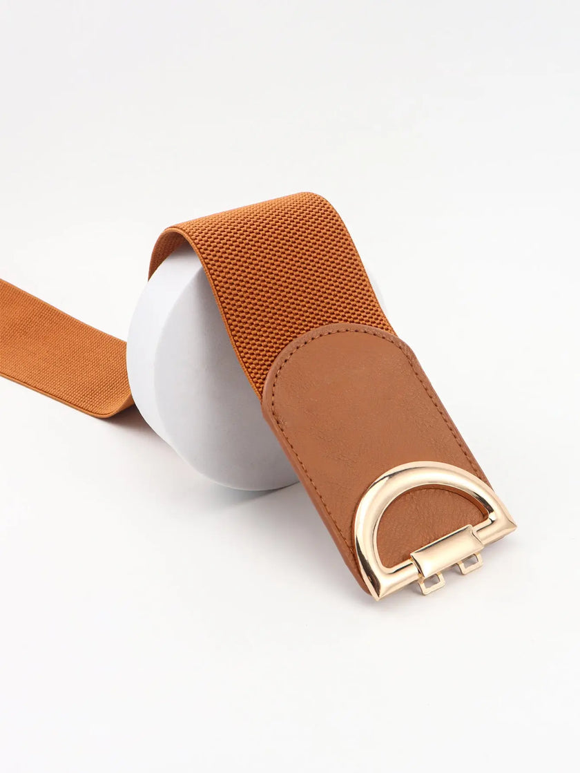D Buckle Elastic Belt  Style Ratio
