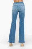 bytos Full Size Cat's Whiskers Mid Rise Bootcut Jeans  Style Ratio