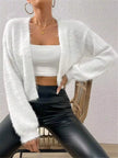 Open Front Long Sleeve Cardigan  Style Ratio