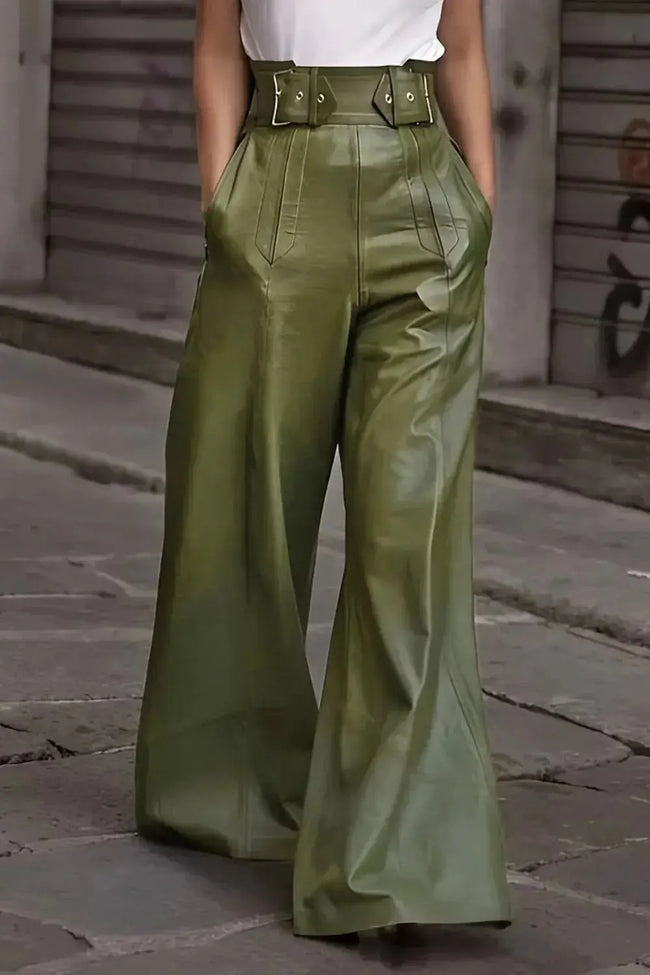 High Waist Wide Flare Pants  Style Ratio