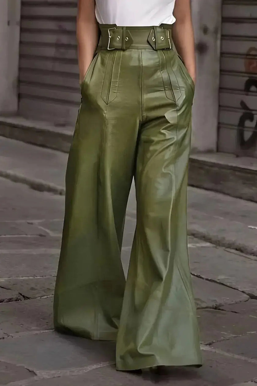 High Waist Wide Flare Pants  Style Ratio