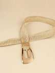Irregular Buckle Braid Belt  Style Ratio