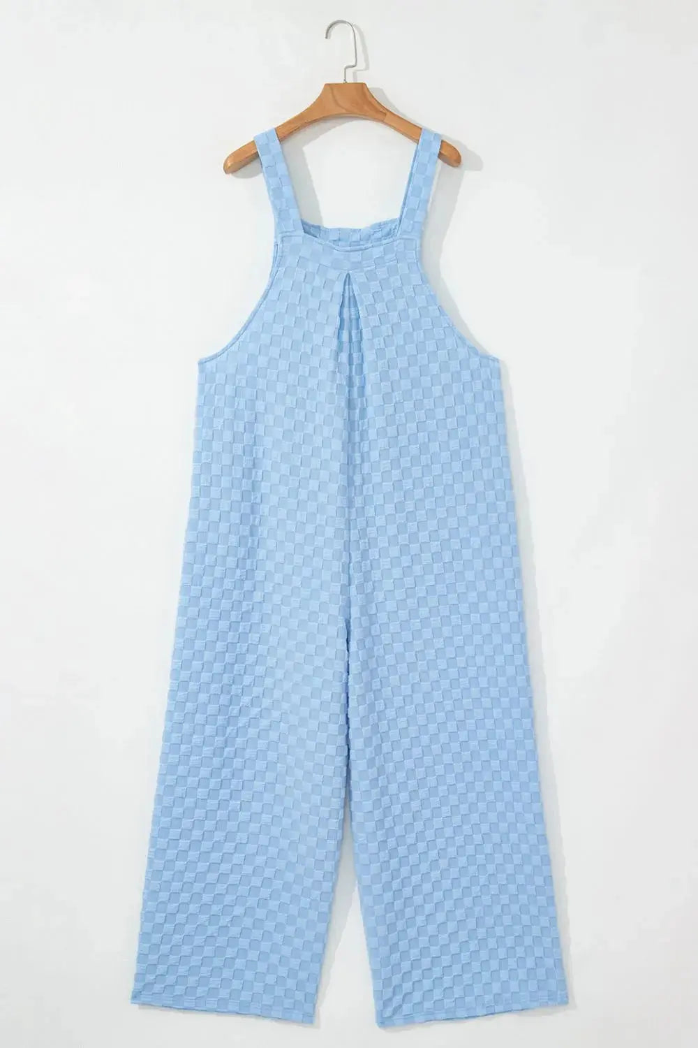 Checkered Pocketed Jumpsuit  Style Ratio