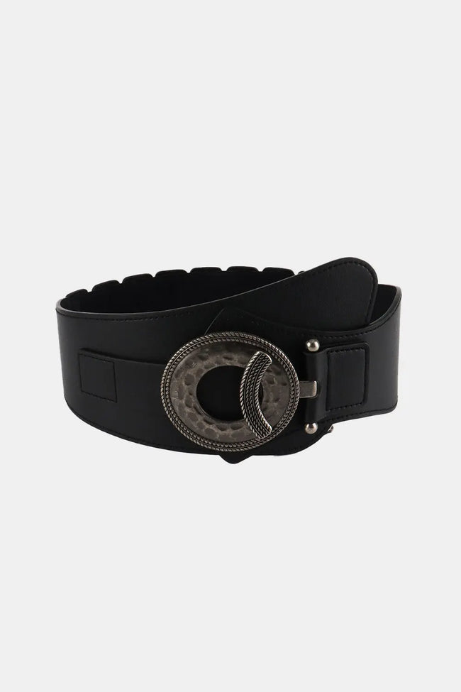 Retro Elastic Wide Belt  Style Ratio