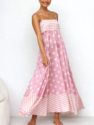 Printed Spaghetti Strap Maxi Dress  Style Ratio
