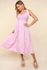 Haptics V-Neck Sleeveless Lace Ruffle Hem Cami Dress  Style Ratio