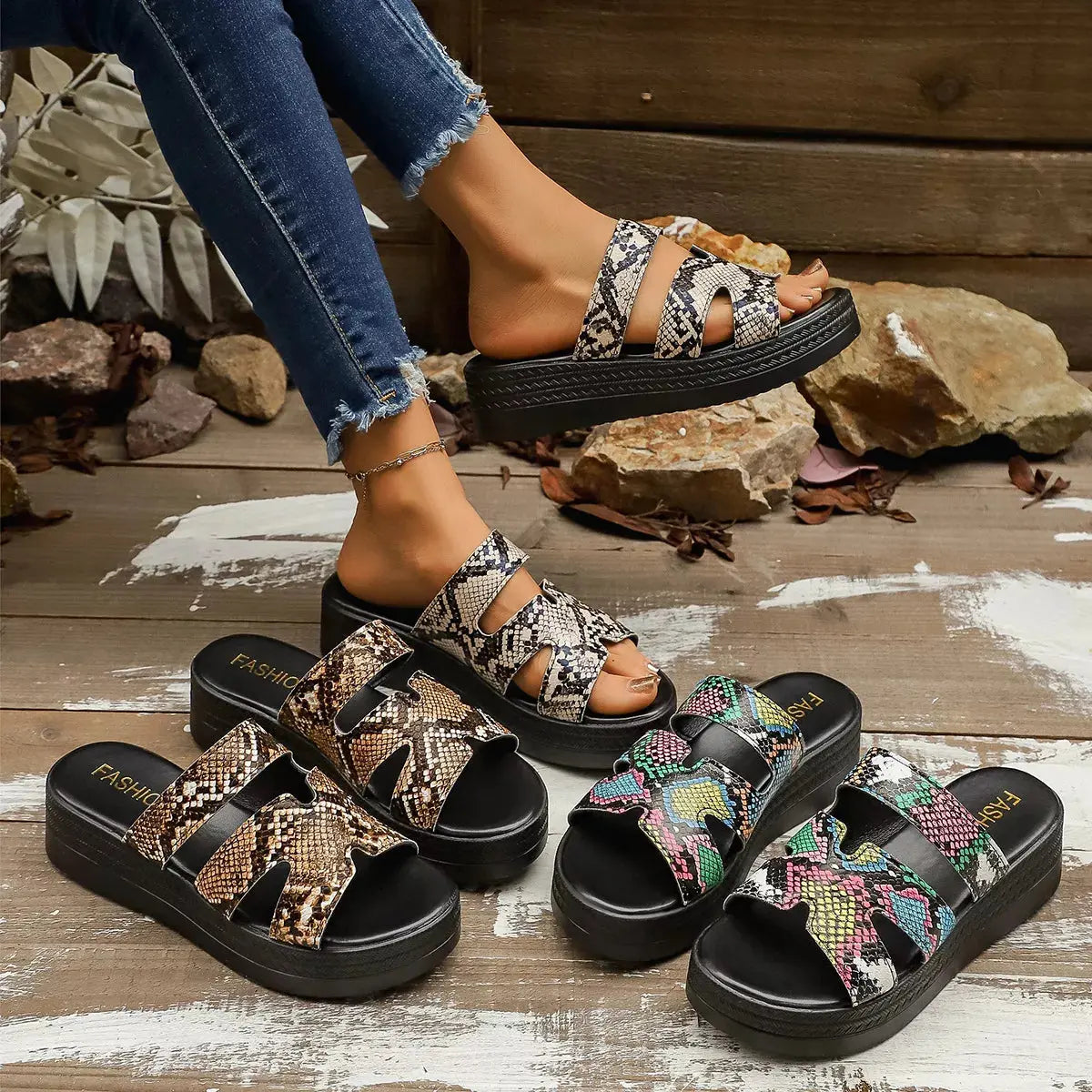 Open Toe Platform Sandals  Style Ratio