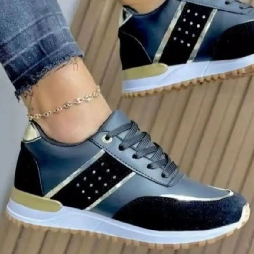 Round Toe Lace Up Athletic  Style Ratio