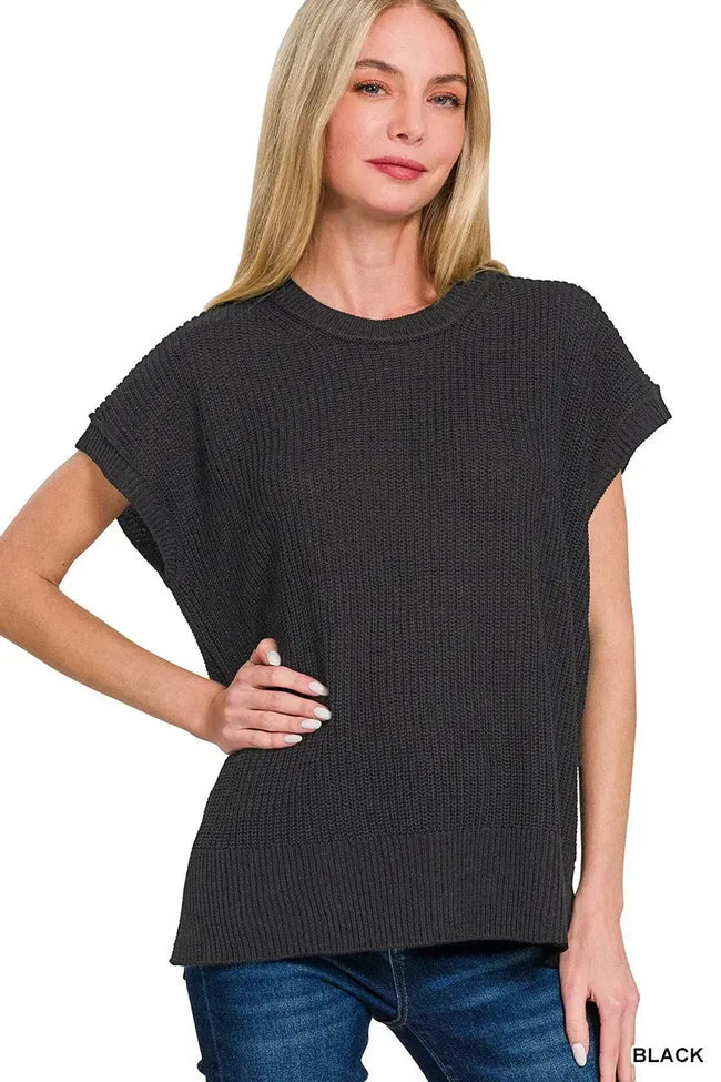 Zenana Oversized Crew Neck Sweater  Style Ratio