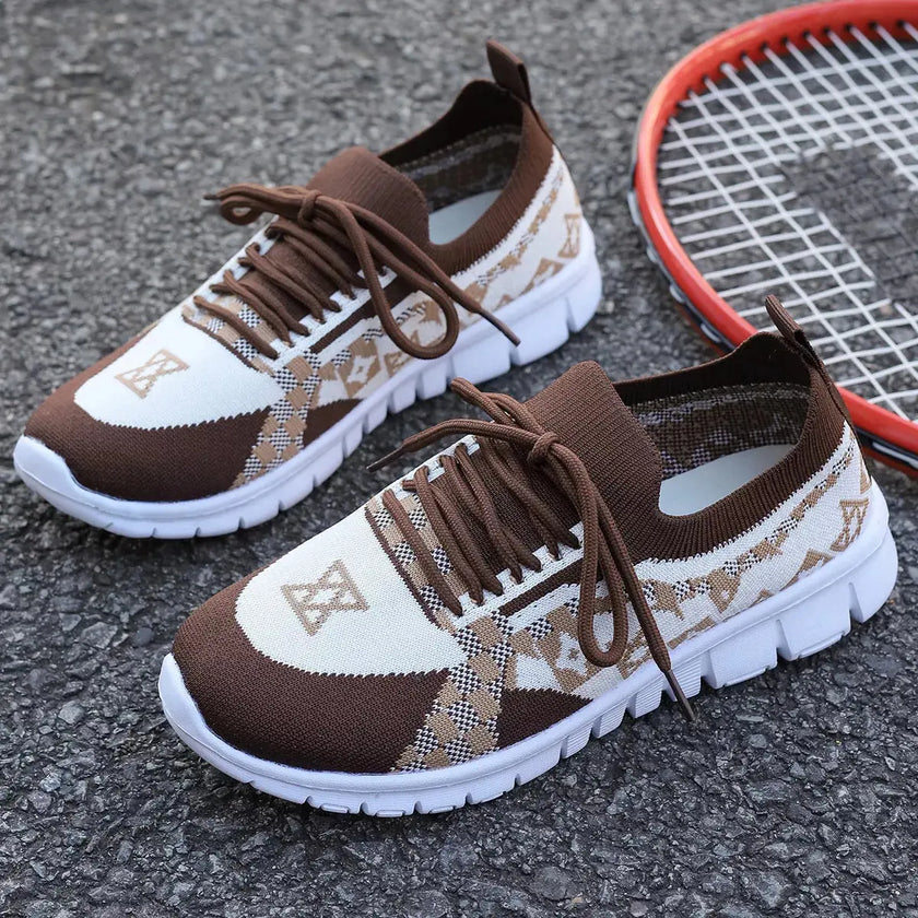 Breathable Mesh Lace Up Sneakers  Style Ratio