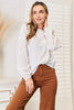 Shiny Eyelet Blouse  Style Ratio