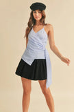 Aemi + Co Knotted Striped Top  Style Ratio