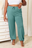 Basic Bae Full Size Soft Rayon Drawstring Joggers  Style Ratio