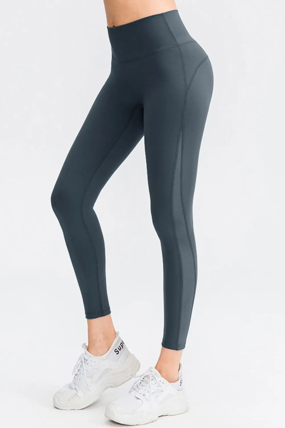 Wide Waistband Slim Fit Long Sports Pants  Style Ratio