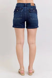 Judy Blue High Waist Back Flap Pocket Denim Shorts  Style Ratio