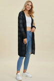 Double Take Open Front Longline Cardigan  Style Ratio