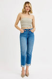 RISEN High Rise Boyfriend Fit Ankle Jeans  Style Ratio