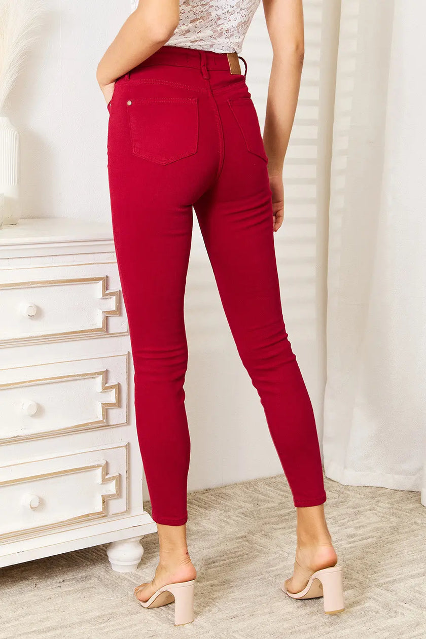Judy Blue Full Size High Waist Tummy Control Skinny Jeans  Style Ratio
