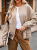 Full Size Floral Quilted Zip Up Jacket  Style Ratio