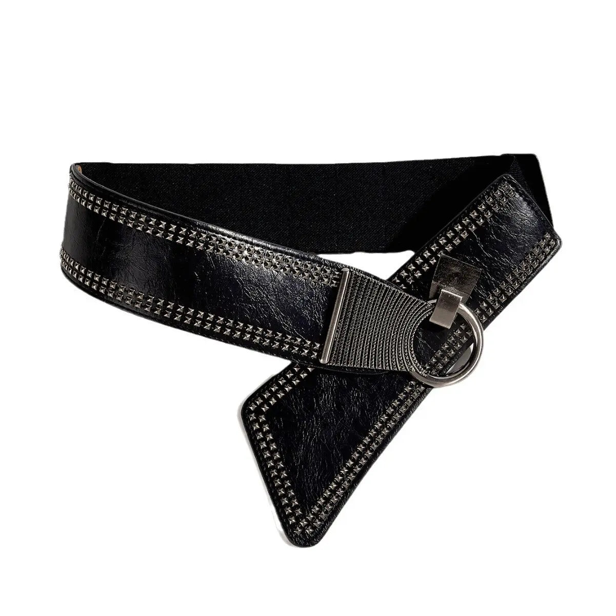 Studded Belt with Unique Waistband  Style Ratio