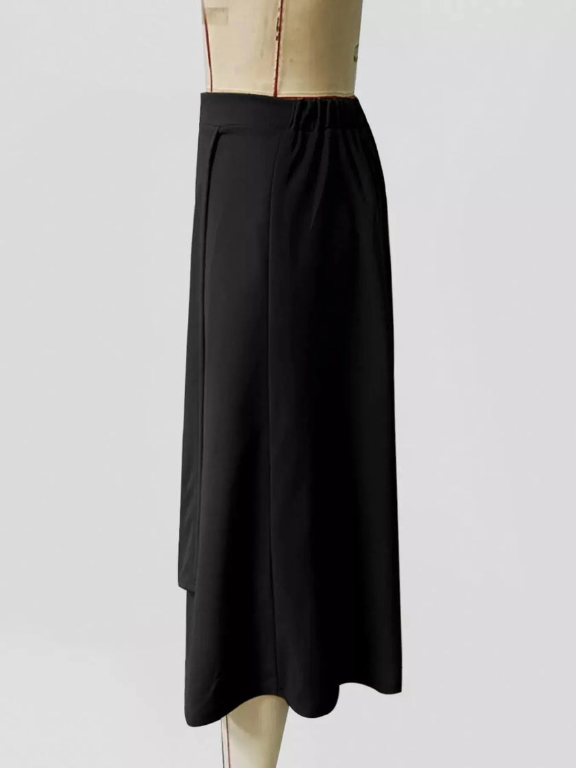 Asymmetrical Hem A-Line Skirt  Style Ratio