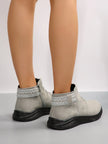 Pleated Side Zip Short Boots  Style Ratio