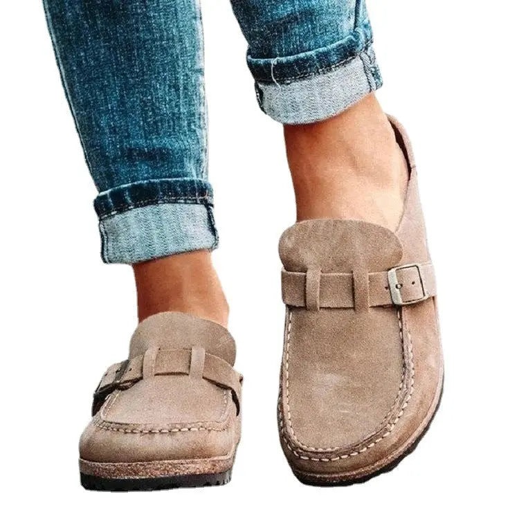 Round Toe Closed Toe Slip-Ons  Style Ratio