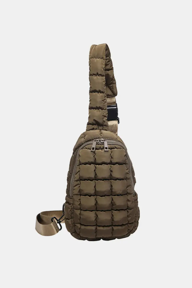 Quilted Nylon Crossbody Bag  Style Ratio