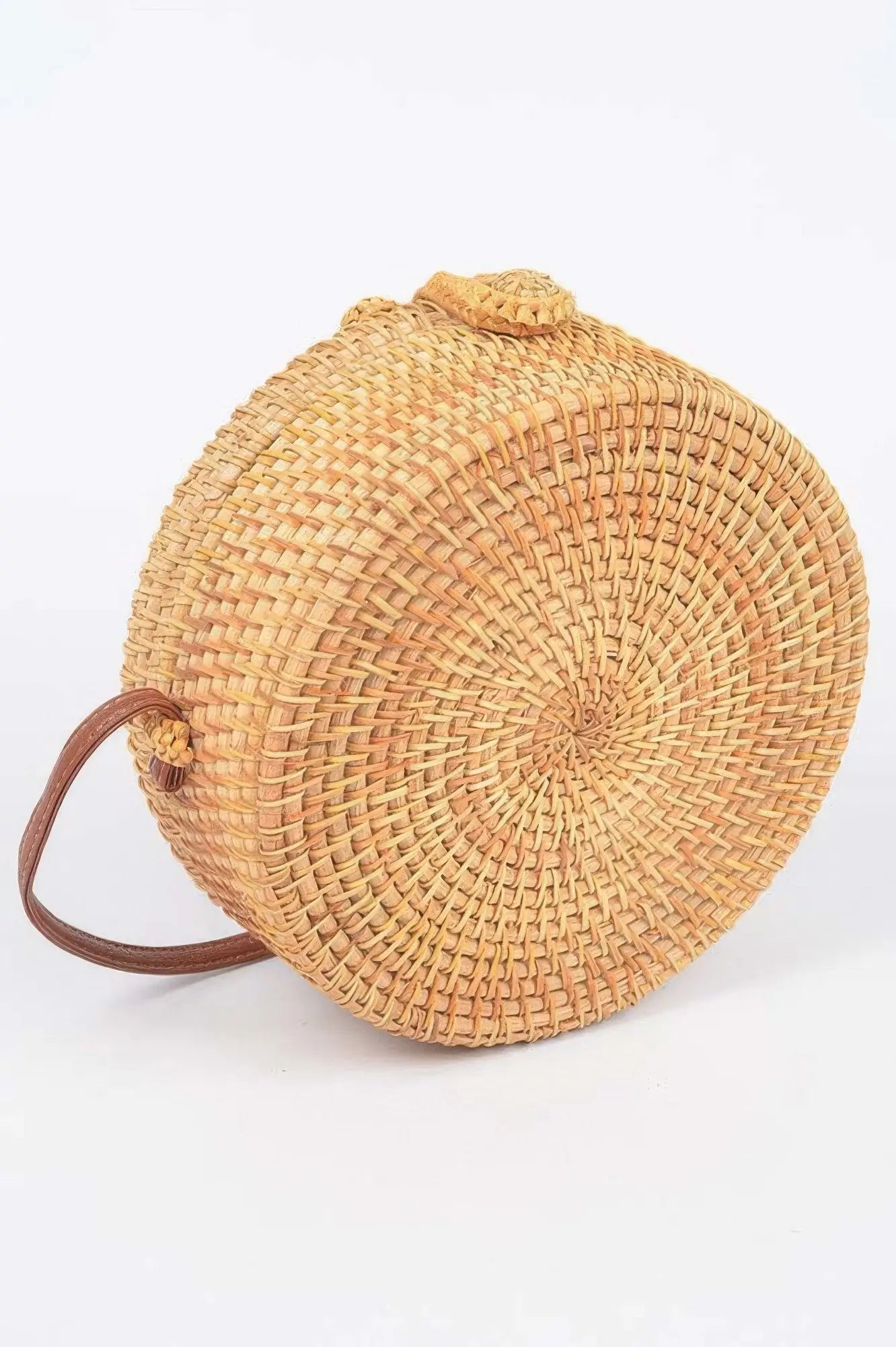 Bamboo Round Crossbody Bag  Style Ratio