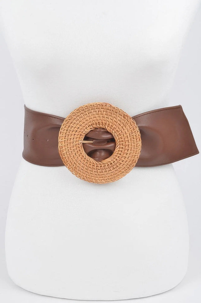 Bamboo Round Plus Size Belt  Style Ratio