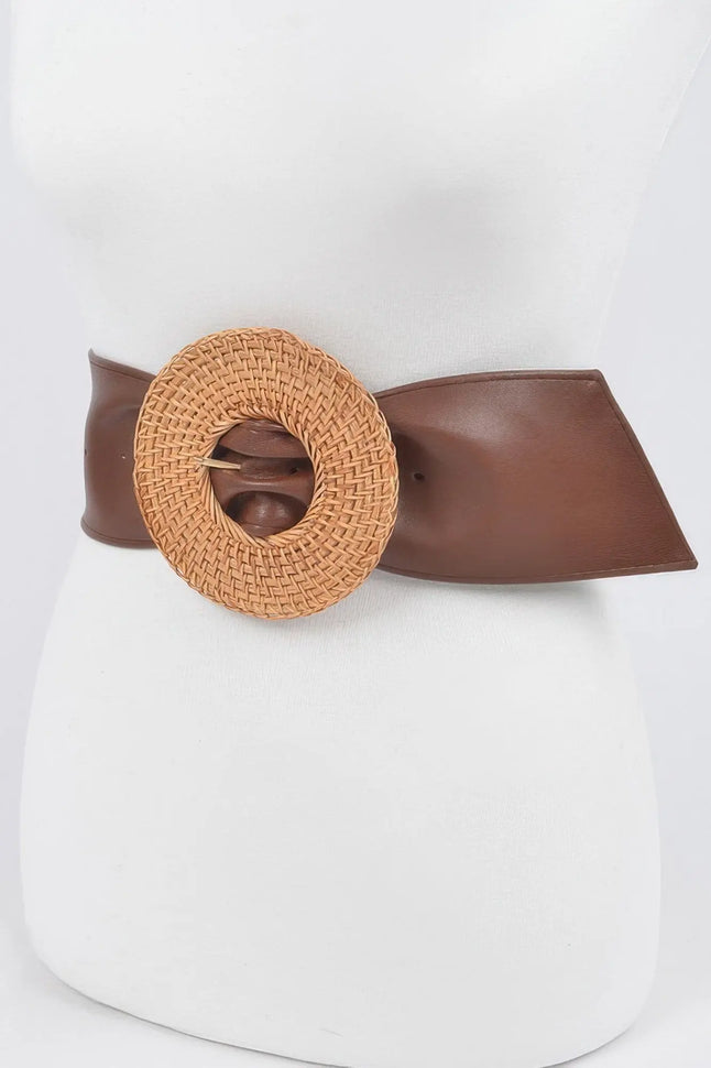 Bamboo Round Plus Size Belt  Style Ratio