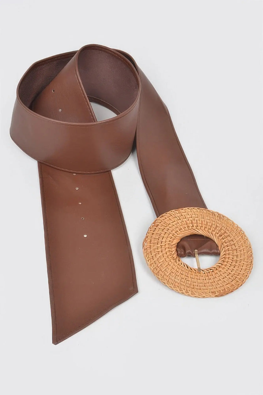 Bamboo Round Plus Size Belt  Style Ratio